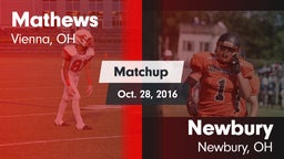 Matchup: Mathews vs. Newbury  2015