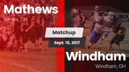 Matchup: Mathews vs. Windham  2016