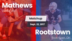 Matchup: Mathews vs. Rootstown  2016