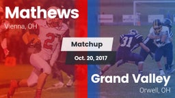 Matchup: Mathews vs. Grand Valley  2016