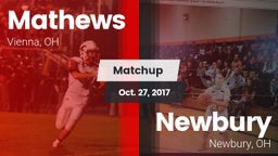 Matchup: Mathews vs. Newbury  2016