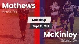 Matchup: Mathews vs. McKinley  2019