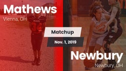 Matchup: Mathews vs. Newbury  2019