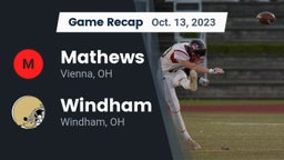 Recap: Mathews  vs. Windham  2023