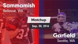 Matchup: Sammamish High vs. Garfield  2016