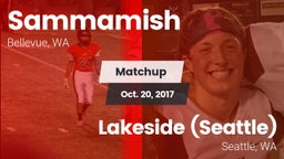 Matchup: Sammamish High vs. Lakeside  (Seattle) 2017