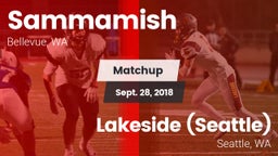 Matchup: Sammamish High vs. Lakeside  (Seattle) 2018