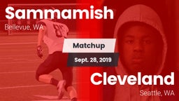 Matchup: Sammamish High vs. Cleveland  2019