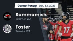 Recap: Sammamish  vs. Foster  2023