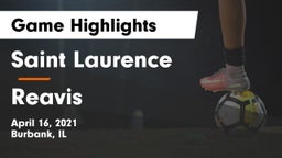Saint Laurence  vs Reavis  Game Highlights - April 16, 2021