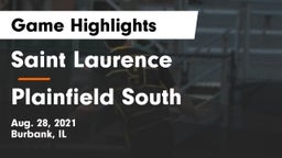 Saint Laurence  vs Plainfield South Game Highlights - Aug. 28, 2021