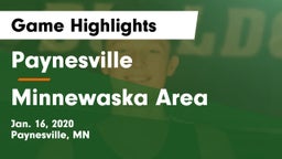 Paynesville  vs Minnewaska Area  Game Highlights - Jan. 16, 2020