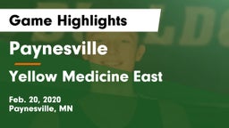 Paynesville  vs Yellow Medicine East  Game Highlights - Feb. 20, 2020