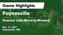 Paynesville  vs Howard Lake-Waverly-Winsted  Game Highlights - Dec. 17, 2021