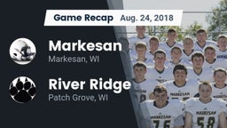 Recap: Markesan  vs. River Ridge  2018