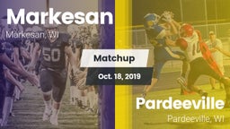 Matchup: Markesan  vs. Pardeeville  2019