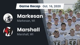 Recap: Markesan  vs. Marshall  2020