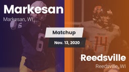Matchup: Markesan  vs. Reedsville  2020