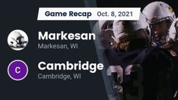 Recap: Markesan  vs. Cambridge  2021