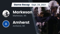 Recap: Markesan  vs. Amherst  2021