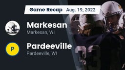 Recap: Markesan  vs. Pardeeville  2022