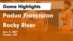 Padua Franciscan  vs Rocky River   Game Highlights - Jan. 2, 2021