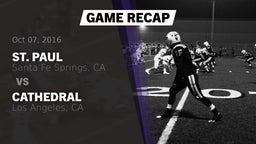 Recap: St. Paul  vs. Cathedral  2016