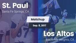 Matchup: St. Paul  vs. Los Altos  2017