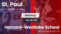Matchup: St. Paul  vs. Harvard-Westlake School 2017