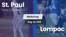 Matchup: St. Paul  vs. Lompoc  2018