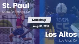Matchup: St. Paul  vs. Los Altos  2018