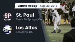 Recap: St. Paul  vs. Los Altos  2018