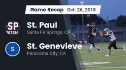 Recap: St. Paul  vs. St. Genevieve  2018