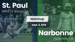 Matchup: St. Paul  vs. Narbonne  2019