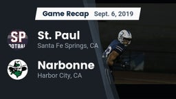 Recap: St. Paul  vs. Narbonne  2019