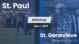 Matchup: St. Paul  vs. St. Genevieve  2019