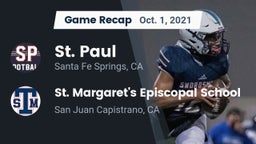 Recap: St. Paul  vs. St. Margaret's Episcopal School 2021
