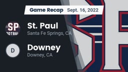 Recap: St. Paul  vs. Downey  2022