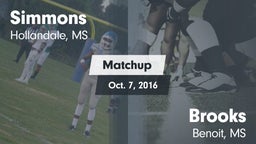 Matchup: Simmons  vs. Brooks  2016