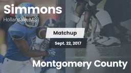Matchup: Simmons  vs. Montgomery County  2017