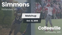 Matchup: Simmons  vs. Coffeeville  2018