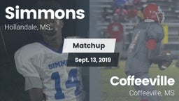 Matchup: Simmons  vs. Coffeeville  2019