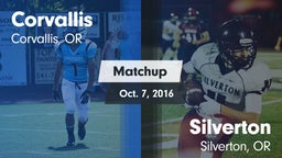 Matchup: Corvallis High vs. Silverton  2016