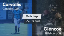 Matchup: Corvallis High vs. Glencoe  2016