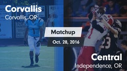 Matchup: Corvallis High vs. Central  2016