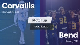 Matchup: Corvallis High vs. Bend  2017