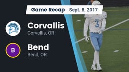 Recap: Corvallis  vs. Bend  2017