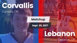 Matchup: Corvallis High vs. Lebanon  2017