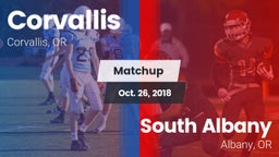 Matchup: Corvallis High vs. South Albany  2018