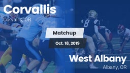 Matchup: Corvallis High vs. West Albany  2019